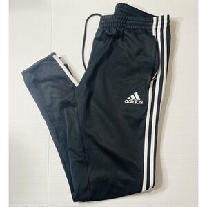 Adidas Tiro Pants Men's Large Black White Track pants Ankle Dip Gym Soccer